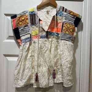 THML Quilted Boxy Top - Size XS